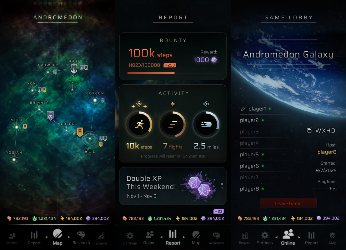 Frontiers Screenshots